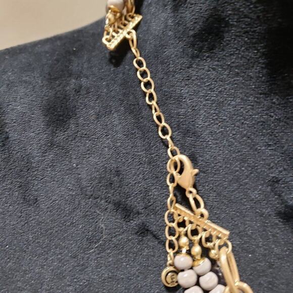 Womens Fashion Multistrand Multicolor Rhinestones Beaded Necklace with Lobster` - Picture 6 of 7